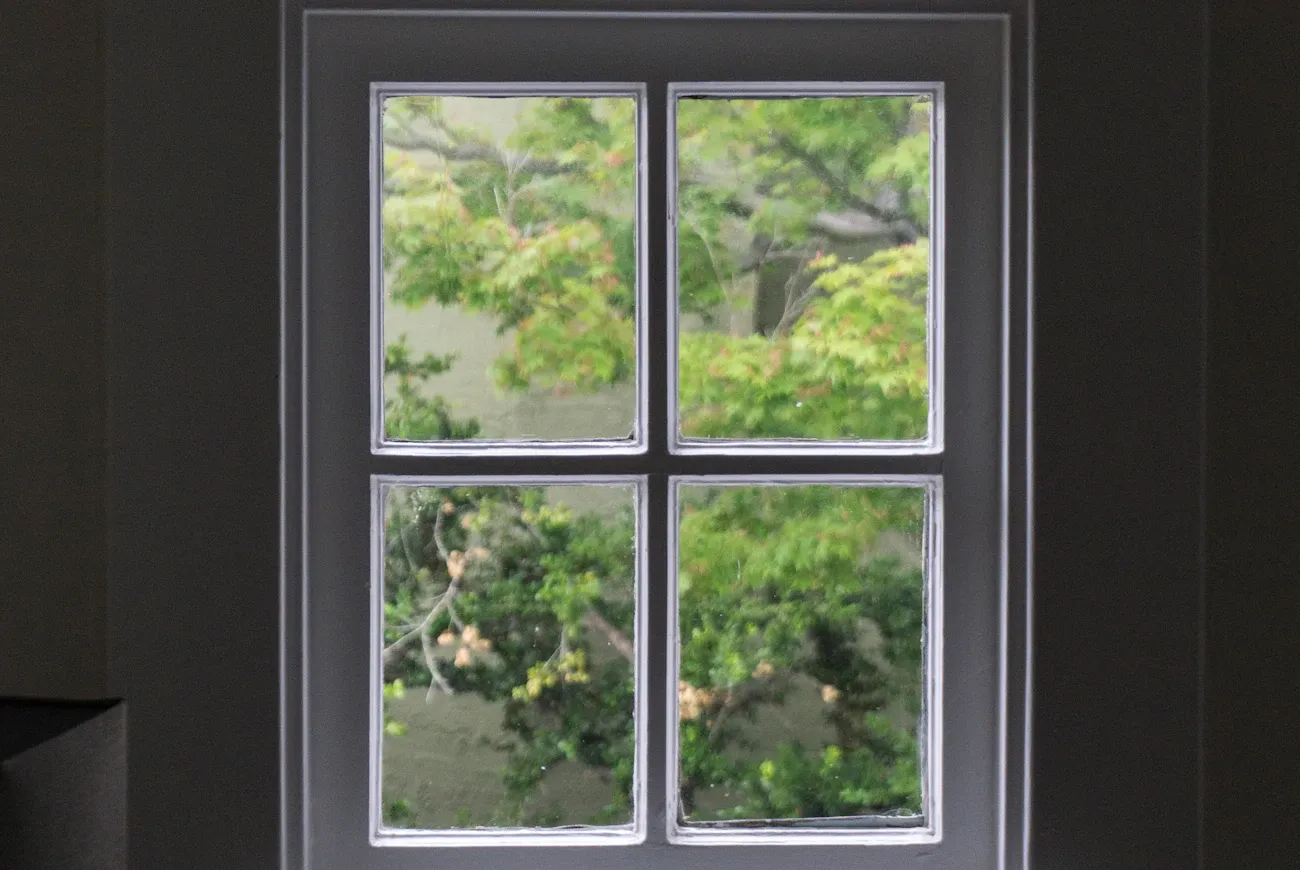 The same window after cleaning by Tidy Windows